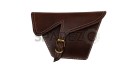 Royal Enfield GT and Interceptor 650 Side Panel Bag Genuine Leather Brown - SPAREZO